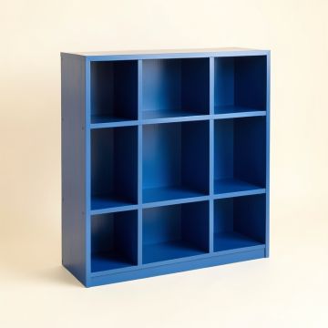 Ash Branch Freestanding Bookcase - Blue (synthetic illustration; no displayed measurements)
