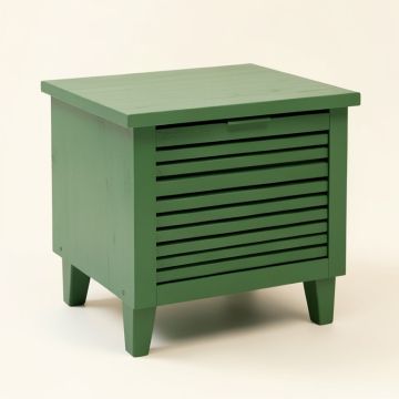 Oak Bridge Nightstand - Green (synthetic illustration; no displayed measurements)