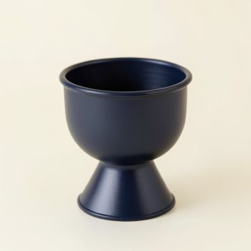 Wren Bluff Empty Candle Holder - Navy (synthetic illustration; no displayed measurements)