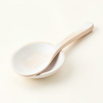 Rowan Branch Cooking Spoon - White (synthetic illustration; no displayed measurements)