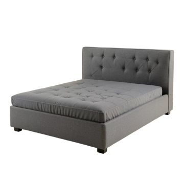 Adagdak Tufted Upholstered Platform Bed