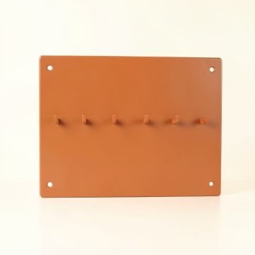Lake Canyon Empty Wall-Mounted Tool Organizer Panel - Terracotta (synthetic illustration; no displayed measurements)