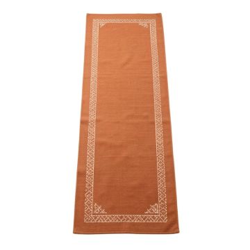 Flint Branch Narrow Runner Rug - Terracotta
