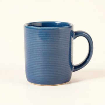 Maple Crossing Ceramic Mug - Blue (synthetic illustration; no displayed measurements)