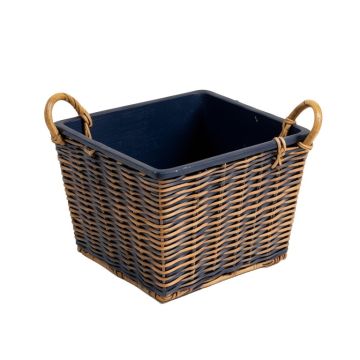 Cedar Bluff Empty Storage Basket - Navy (synthetic illustration; no displayed measurements)
