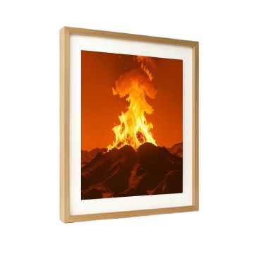 `` Sky On Fire '' By Kurt Shaffer Framed Photographic Print