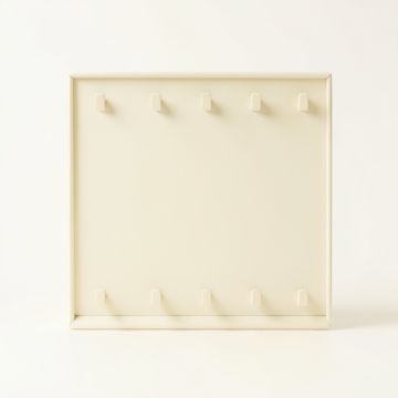 Spruce Bluff Empty Wall-Mounted Tool Organizer Panel - Cream (synthetic illustration; no displayed measurements)