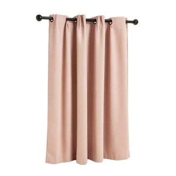 Horance Solid Blackout Thermal Grommet Single Curtain Panel