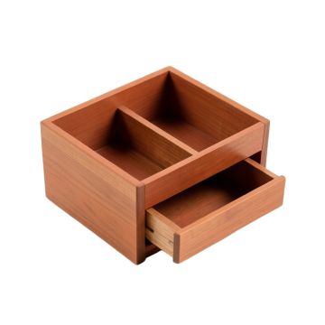 Wren Branch Empty Coffee-Station Organizer - Terracotta
