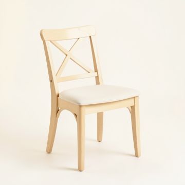 Wren Arc Dining Chair - Ivory (synthetic illustration; no displayed measurements)