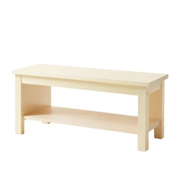 Cove Bluff Indoor Bench - Cream