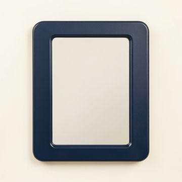 Lake Bend Framed Wall Mirror - Navy (synthetic illustration; no displayed measurements)