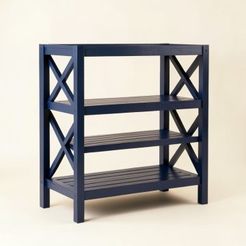 Bay Crossing Empty Seed-Starting Shelving Unit Without Lights - Navy (synthetic illustration; no displayed measurements)