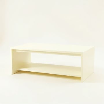 Ridge Crest Coffee Table - Ivory (synthetic illustration; no displayed measurements)