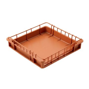 Maple Dale Empty Under-Desk Cable Tray - Terracotta
