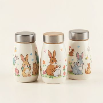 Certified International Bunny Patch 3D Salt And Pepper Shaker Set (synthetic illustration; no displayed measurements)