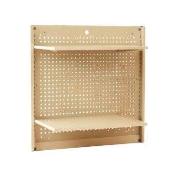 Heath Crest Empty Wall-Mounted Tool Organizer Panel - Beige