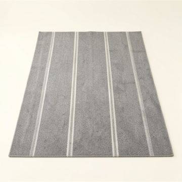 Hill Bend Rectangular Area Rug - Gray (synthetic illustration; no displayed measurements)