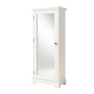 Billie-Lee Over The Door Jewelry Armoire With Mirror