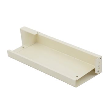 Ridge Bluff Empty Under-Desk Cable Tray - Ivory