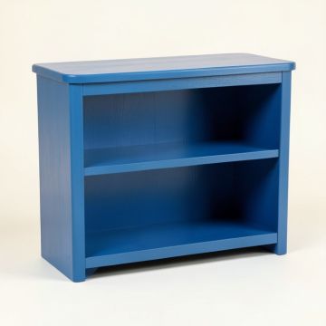 Field Branch Low Bookcase - Blue (synthetic illustration; no displayed measurements)
