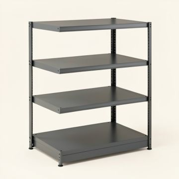 4 - Shelf Storage Cabinet (synthetic illustration; no displayed measurements)