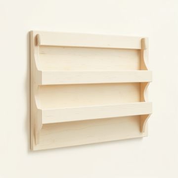 Juniper Canyon Empty Wall-Mounted Tool Organizer Panel - Ivory (synthetic illustration; no displayed measurements)