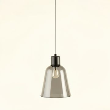 Alder Bridge Pendant Light Suspended From One Plain Cable - Gray (synthetic illustration; no displayed measurements)