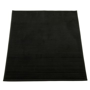 Vale Crossing Bath Mat - Black