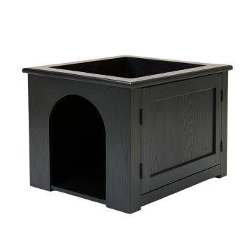 Lake Dell Empty Furniture-Style Litter Enclosure - Black