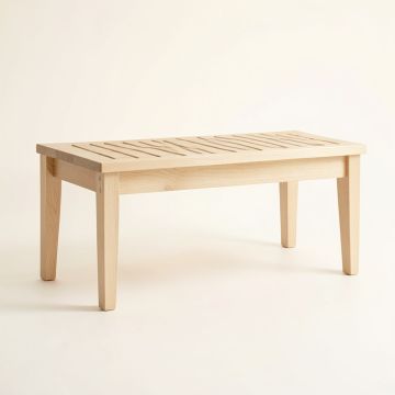 Bay Crest Indoor Bench - Beige (synthetic illustration; no displayed measurements)