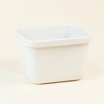 Stone Branch Empty Raised Planter - White (synthetic illustration; no displayed measurements)