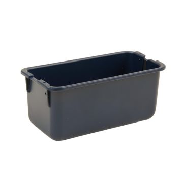 River Bridge Empty Railing Planter With Integral Brackets - Navy