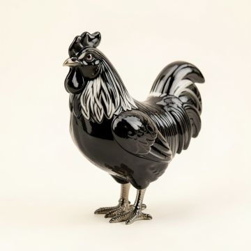 Minas Art Rooster Figurine (synthetic illustration; no displayed measurements)