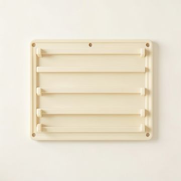 Aspen Bluff Empty Wall-Mounted Tool Organizer Panel - Ivory (synthetic illustration; no displayed measurements)