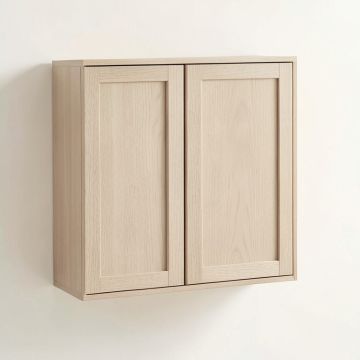 Dune Canyon Wall-Mounted Entry Cabinet - Beige (synthetic illustration; no displayed measurements)
