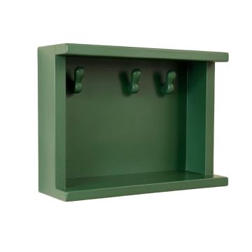 Birch Bluff Wall-Mounted Entryway Organizer Shelf - Green