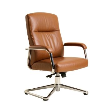 Thorfin Genuine Leather Conference Chair