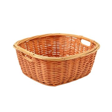 Harbor Branch Empty Storage Basket - Terracotta