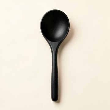 Alder Bend Cooking Spoon - Black (synthetic illustration; no displayed measurements)