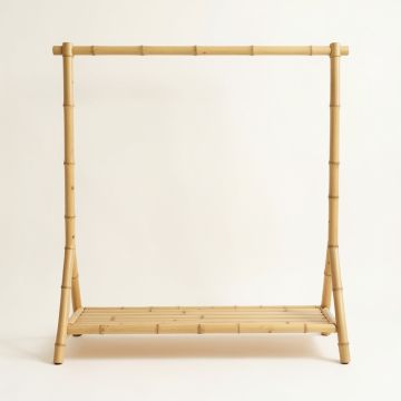 Laurel Canyon Empty Garment Rack - Beige (synthetic illustration; no displayed measurements)