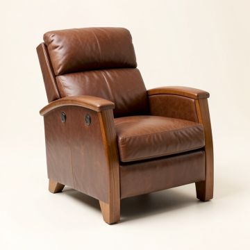 Beniamino 34 '' Wide Faux Leather Power Lift Assist Ergonomic Recliner With Massager (synthetic illustration; no displayed measurements)