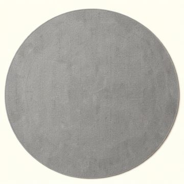Hill Crest Round Area Rug - Gray (synthetic illustration; no displayed measurements)