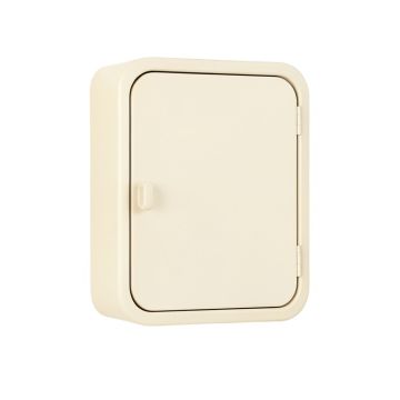 Ridge Arc Wall-Mounted Laundry Cabinet - Ivory