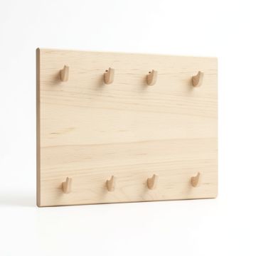 Shore Arc Empty Wall-Mounted Tool Organizer Panel - Beige (synthetic illustration; no displayed measurements)