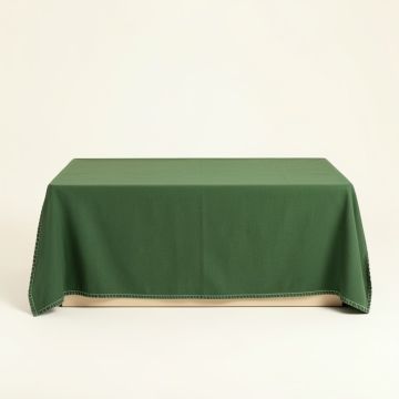 Cliff Edge Flat Bed Sheet - Green (synthetic illustration; no displayed measurements)
