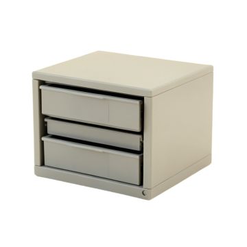 Linden Bluff Small-Parts Storage Drawer Cabinet - Gray
