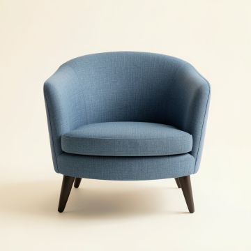 Aspen Crest Upholstered Armchair - Blue (synthetic illustration; no displayed measurements)