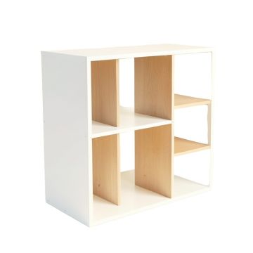 Hill Field Desktop Shelving Unit - White