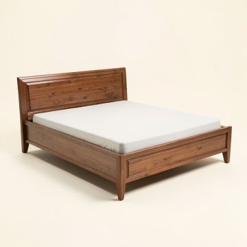 Devery Solid Wood Platform Bed (synthetic illustration; no displayed measurements)